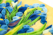Load image into Gallery viewer, Artist Series - Quilled Irises, Van Gogh Greeting Card
