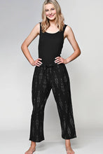 Load image into Gallery viewer, Black Ikat Handloom Pants: S/M
