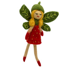 Load image into Gallery viewer, Strawberry Fairy Ornament: Fern
