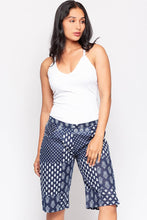 Load image into Gallery viewer, Block Print Cotton Shorts : Navy / S/M
