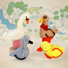 Load image into Gallery viewer, The Ugly Duckling Story Pack of 4 - Organic Cotton Finger Puppets - Storytelling Gift
