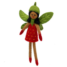 Load image into Gallery viewer, Strawberry Fairy Ornament: Fern
