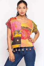 Load image into Gallery viewer, Cotton Kantha Crop Top

