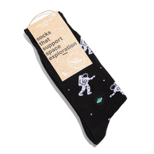 Load image into Gallery viewer, Socks that Support Space Exploration (Floating Astronauts) - Small
