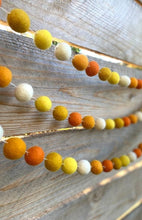 Load image into Gallery viewer, Handfelted Ball Garland: Rainbow
