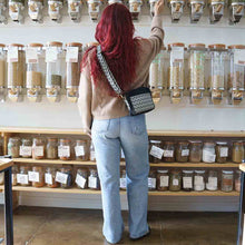 Load image into Gallery viewer, Small Crossbody - Retro Prints - Camera Bag Crossbody : Forest Green
