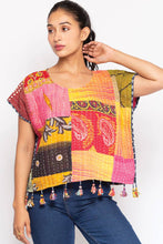 Load image into Gallery viewer, Cotton Kantha Crop Top
