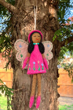 Load image into Gallery viewer, Fern Fairy Felt Ornament - Flower

