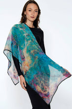 Load image into Gallery viewer, Aloka Scarf - Turquoise &amp; Orchid
