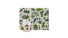 Load image into Gallery viewer, Bees Wrap Beeswax Reusable Bread Wrap - Herb Garden Print
