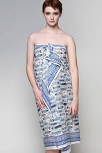 Load image into Gallery viewer, Deepa Block Print Sarongs: Blue Fish

