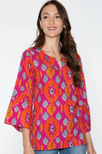 Load image into Gallery viewer, Kala Cotton Tunics : Navy Blue Multi / S/M
