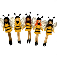 Load image into Gallery viewer, Bumblebee Fairy Ornament: Saffron
