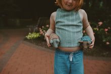 Load image into Gallery viewer, Armadillo Plush Toy – Fair Trade, Organic, Heirloom Soft Toy: Teal/Blue
