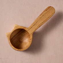 Load image into Gallery viewer, Kijiko Olive Wood Cat Coffee Scoop
