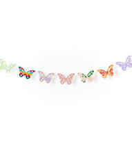 Load image into Gallery viewer, Butterfly Recycled Paper Garland - Assorted Prints
