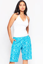 Load image into Gallery viewer, Block Print Cotton Shorts : Navy / S/M
