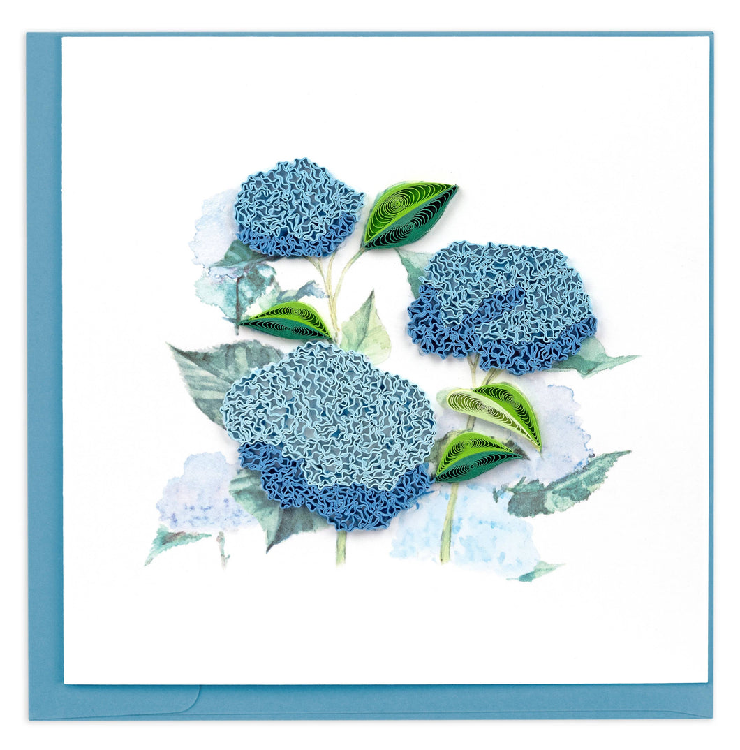 Wild Hydrangeas Greeting Card