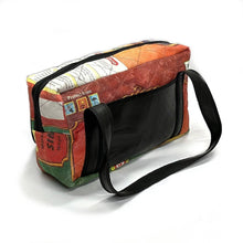 Load image into Gallery viewer, Upcycled Rice Sack Overnight Bag
