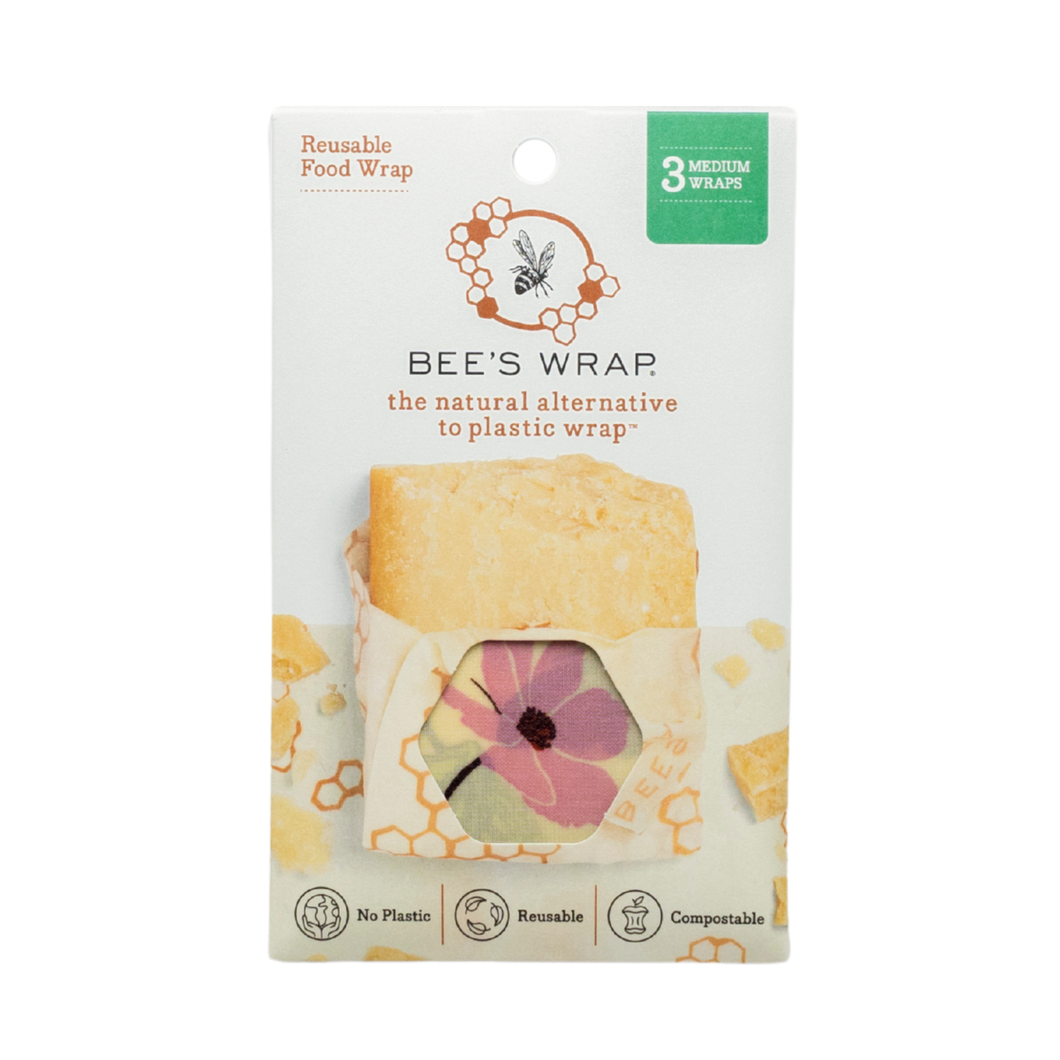 Medium 3 Pack - Vegan Wax - Meadow Magic Print
