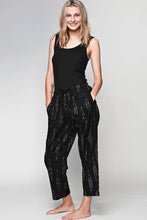 Load image into Gallery viewer, Black Ikat Handloom Pants: S/M
