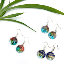 Load image into Gallery viewer, Fused Glass Earrings (Assorted Styles)
