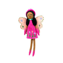 Load image into Gallery viewer, Fern Fairy Felt Ornament - Flower
