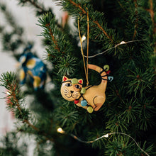 Load image into Gallery viewer, Tangled Up Cat Ornament
