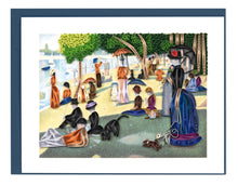 Load image into Gallery viewer, Artist Series - Quilled Sunday Afternoon, Seurat Card
