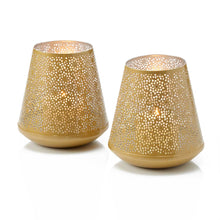Load image into Gallery viewer, Starflower Metal Lanterns - Set of 2
