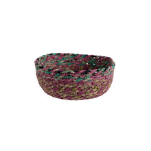 Load image into Gallery viewer, Swirling Sari Basket (Sm)
