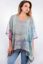 Load image into Gallery viewer, Kumari Cupro Tops: Emerald &amp; Amethyst

