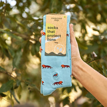 Load image into Gallery viewer, Socks that Protect Lions - Small
