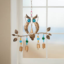 Load image into Gallery viewer, Recycled Owl Chime
