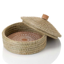 Load image into Gallery viewer, Ancient Wave Lidded Breadwarmer
