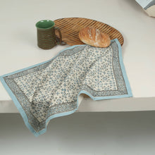 Load image into Gallery viewer, Cotton Kitchen Towel | Hand Block Printed | Lily  | River
