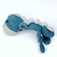 Load image into Gallery viewer, Dinosaur Lovey - Organic Cotton - Orange
