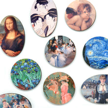 Load image into Gallery viewer, Famous Paintings Art Pins - Ships Assorted
