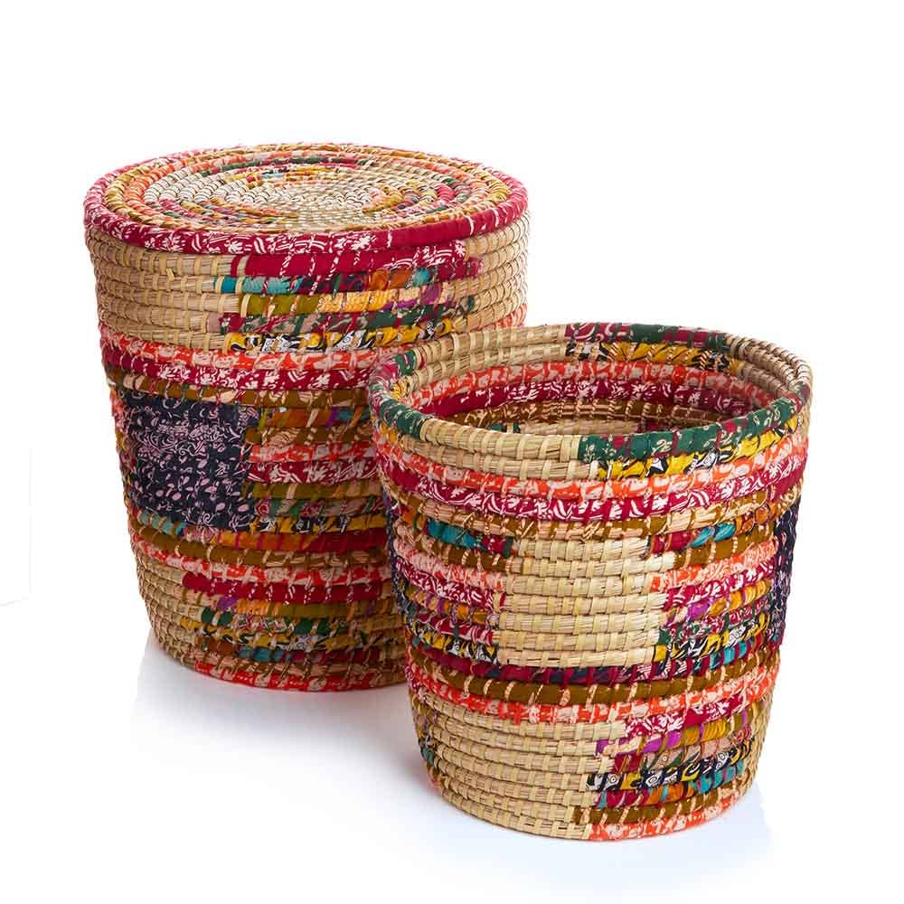 Pop Top Chindi Baskets - Large