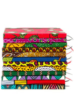 Load image into Gallery viewer, Ghanaian Ankara Cloth Covered Journals - Lined and Unlined: GHC2A  Lined A5 Journal
