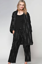 Load image into Gallery viewer, Black Ikat Handloom Pants: L/XL
