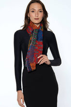 Load image into Gallery viewer, Amiya Fine Wool Shawls: Red Multi Patchwork
