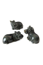 Load image into Gallery viewer, Tiny Zimbabwean Serpentine Hippo Sculpture
