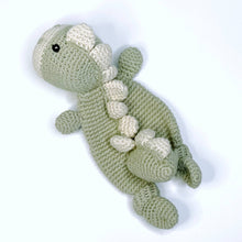 Load image into Gallery viewer, Dinosaur Lovey - Organic Cotton - Orange
