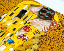 Load image into Gallery viewer, Artist Series - Quilled The Kiss, Klimt Greeting Card
