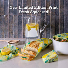 Load image into Gallery viewer, Bees Wrap Reusable Beeswax Food Wraps 3 Pack - Fresh Squeeze
