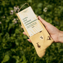Load image into Gallery viewer, Socks that Protect Chimpanzees - Medium
