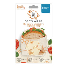 Load image into Gallery viewer, 1 Sandwich Wrap - Honeycomb Print
