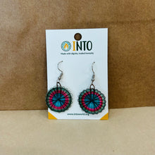 Load image into Gallery viewer, Round Design Horsehair Earrings
