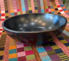 Load image into Gallery viewer, Black Ceramic Pasta Bowl
